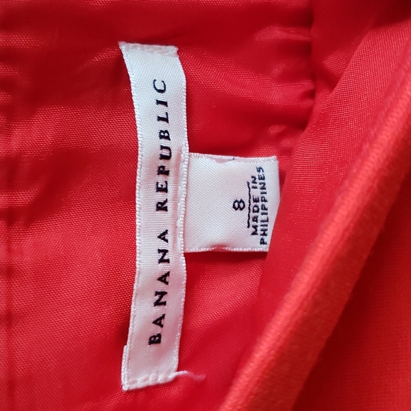 NWOT orange Banana Republic skirt - Picture 3 of 3